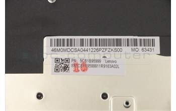 Lenovo 5CB1B95999 COVER Upper Case ASM_UKE W 82HV PG