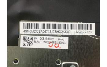 Lenovo 5CB1B96022 COVER Upper Case ASM_SWS W 82HV PG