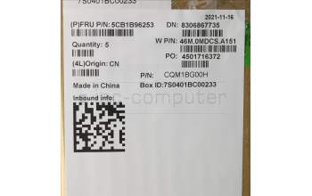 Lenovo 5CB1B96253 COVER Upper Case ASM_GER W 82HV BL GY