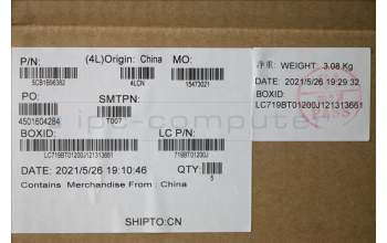 Lenovo 5CB1B96382 COVER Upper Case ASM_FRA L82KA BK