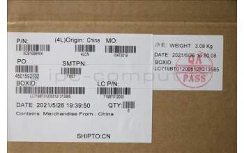 Lenovo 5CB1B96404 COVER Upper Case ASM_UKE L82KA BK