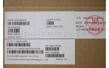 Lenovo 5CB1B96543 COVER Upper Case ASM_ENG L82H9 FP A/BDIS