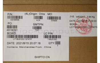 Lenovo 5CB1B96599 COVER Upper Case ASM_SWS L82H9 FP A/GDIS