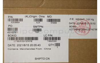 Lenovo 5CB1B96604 COVER Upper CaseASM_EUROENGL82H9FPA/GDIS