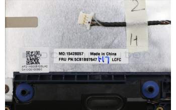 Lenovo 5CB1B97647 COVER Upper Case ASM_ENG L82H7 AB FPNBLD