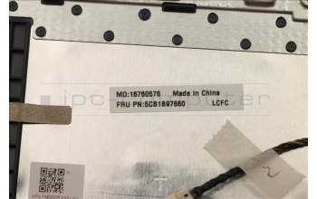 Lenovo 5CB1B97660 COVER Upper Case ASM_GER L82H7 AB FPNBLD