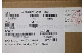 Lenovo 5CB1B97688 COVER Upper Case ASM_GER L82H7 AB NFPBLD