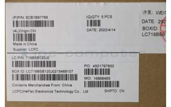 Lenovo 5CB1B97766 COVER Upper Case ASM_POR L82H7 ABNFPNBLD