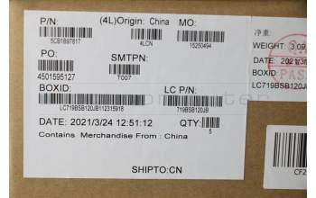 Lenovo 5CB1B97817 COVER Upper Case ASM_TC L82H7 AG FP BL D