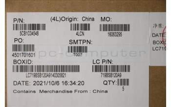 Lenovo 5CB1C04548 COVER Upper Case ASM_GER L82H7 SD NFPBLD