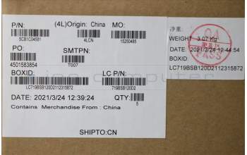 Lenovo 5CB1C04581 COVER Upper Case ASM_RUS L82H7 SDNFPNBLD