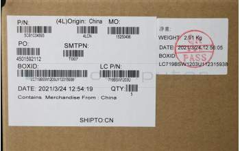 Lenovo 5CB1C04593 COVER Upper Case ASM_SWS L82H7 SDNFPNBLD