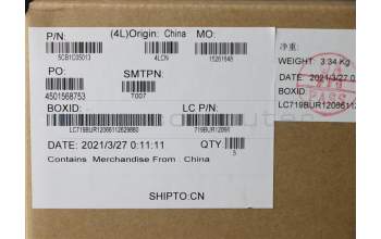 Lenovo 5CB1C05013 COVER Upper Case ASM_TR L81X7 NFPPGYDIS