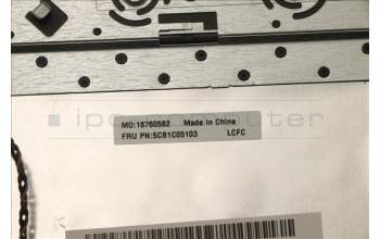 Lenovo 5CB1C05103 COVER Upper Case ASM_SP L81X7 FPABDIS