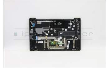 Lenovo 5CB1C13221 C-Cover with keyboard, French, Black, Backlight, Fingerprint