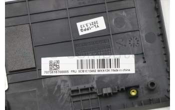 Lenovo 5CB1C13492 COVER Upper C82LM PL_BLKD NFP NBLKB_PORT