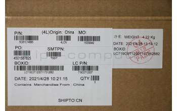 Lenovo 5CB1C14885 COVER UpperCaseASM_EUROENGL82JQSGw/WHWRF