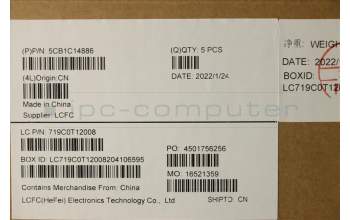 Lenovo 5CB1C14886 COVER UpperCaseASM_FRA/ENGL82JQSGw/WHWRF