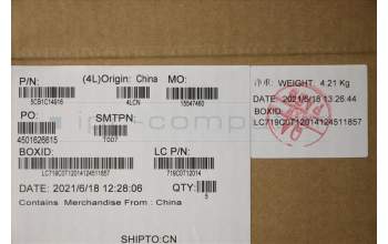 Lenovo 5CB1C14916 COVER UpperCaseASM_ENGL82JQSTw/BUWRF