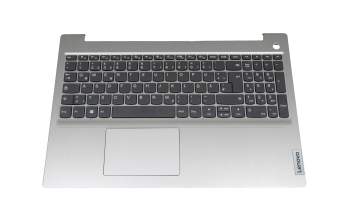 5CB1C15126 teclado incl. topcase original Lenovo DE (alemán) gris/plateado