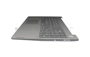 5CB1C15126 teclado incl. topcase original Lenovo DE (alemán) gris/plateado