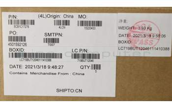 Lenovo 5CB1C17276 COVER Upper Case ASM_ARA L81X8 NFPPGDIS