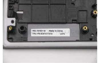 Lenovo 5CB1C17313 COVER UpperCaseASM_FRA/ENGL82M0STO_GY