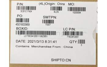 Lenovo 5CB1C17424 COVER Lower Case L 82JU SDW_BK