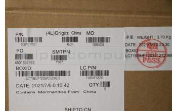 Lenovo 5CB1C17507 COVER Upper Case ASM_BUL L82KD BK TEX