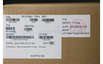 Lenovo 5CB1C17509 COVER Upper Case ASM_BEL L82KD BK TEX