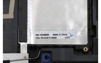 Lenovo 5CB1C18839 COVER Upper Case ASM_JPN L82KD BK TEX