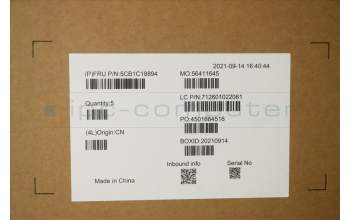 Lenovo 5CB1C18894 COVER Upper Case ASM_UKE WT 82KF SR