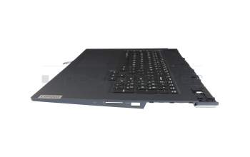 5CB1C19229 teclado incl. topcase original Lenovo US (Inglés) negro/azul con retroiluminacion