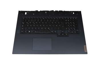5CB1C19232 teclado incl. topcase original Lenovo DE (alemán) negro/azul con retroiluminacion