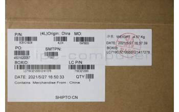 Lenovo 5CB1C19236 COVER Upper Case ASM_HUN L82JY_PHA_BU