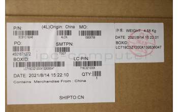 Lenovo 5CB1C19248 COVER Upper Case ASM_TC L82JY_PHA_BU