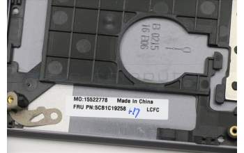 Lenovo 5CB1C19258 COVER Upper Case ASM_EURO_ENGL82NC SGY