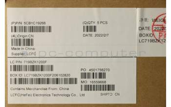 Lenovo 5CB1C19266 COVER Upper Case ASM_HUN L82NC SGY