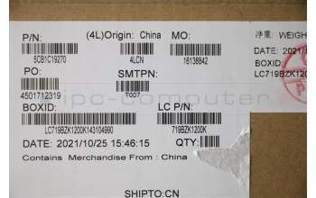 Lenovo 5CB1C19270 COVER Upper Case ASM_KOR L82NC SGY