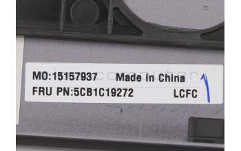 Lenovo 5CB1C19272 COVER Upper Case ASM_NORDIC L82NC SGY