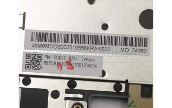 Lenovo 5CB1C19335 COVER Upper Case ASM_GR W 82HU NFB PG