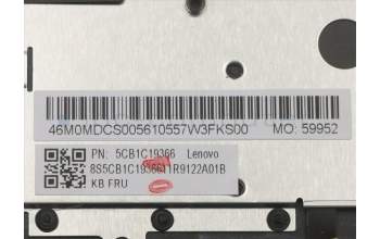 Lenovo 5CB1C19366 COVER Upper Case ASM_GR W 82HU NFNB PG