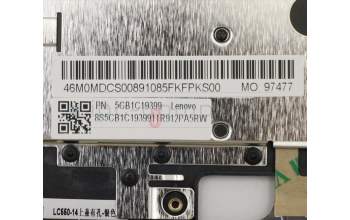 Lenovo 5CB1C19399 COVER Upper Case ASM_AR-E W 82HU FB PG