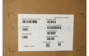 Lenovo 5CB1C71745 C-Cover with keyboard, Italian, UK