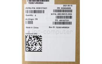 Lenovo 5CB1C72431 COVER Upper Case ASM_CZE/SLK W 20YA MG