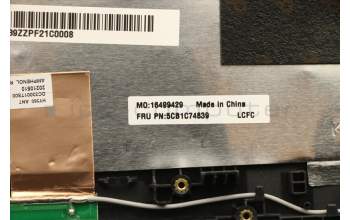 Lenovo 5CB1C74839 COVER Upper Case ASM_FRA/ENGL82JUBUWHW/F