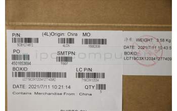 Lenovo 5CB1C74872 COVER Upper Case ASM_UKE L82JU SGW/FILM