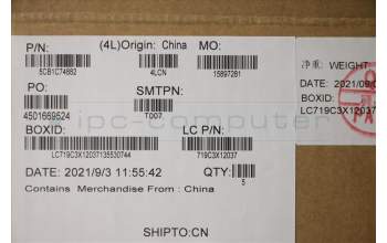 Lenovo 5CB1C74882 COVER Upper Case ASM_ITA L82JU SGW/FILM