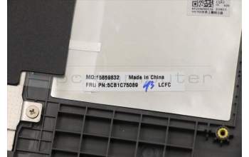 Lenovo 5CB1C75089 COVER Upper Case ASM_BEL L82KV FP A/GUMA