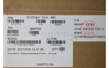 Lenovo 5CB1C75750 COVER Upper Case ASM_GER L82KV NFPA/GUMA